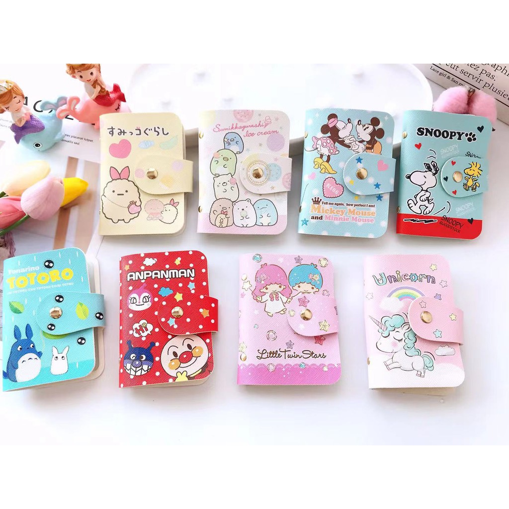 VÍ ĐỰNG THẺ ATM, GIẤY TỜ, NAME CARD HÌNH CARTOON