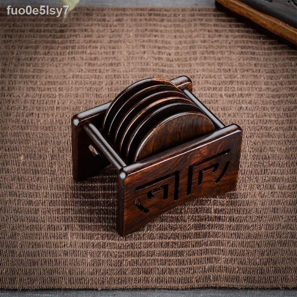 ✺ Thảm trà bằng gỗ mun nguyên khối, ấm chén, trà, đạo, Kung Fu, khay đựng tách phụ kiện bộ Nhật Bản, kết hợp