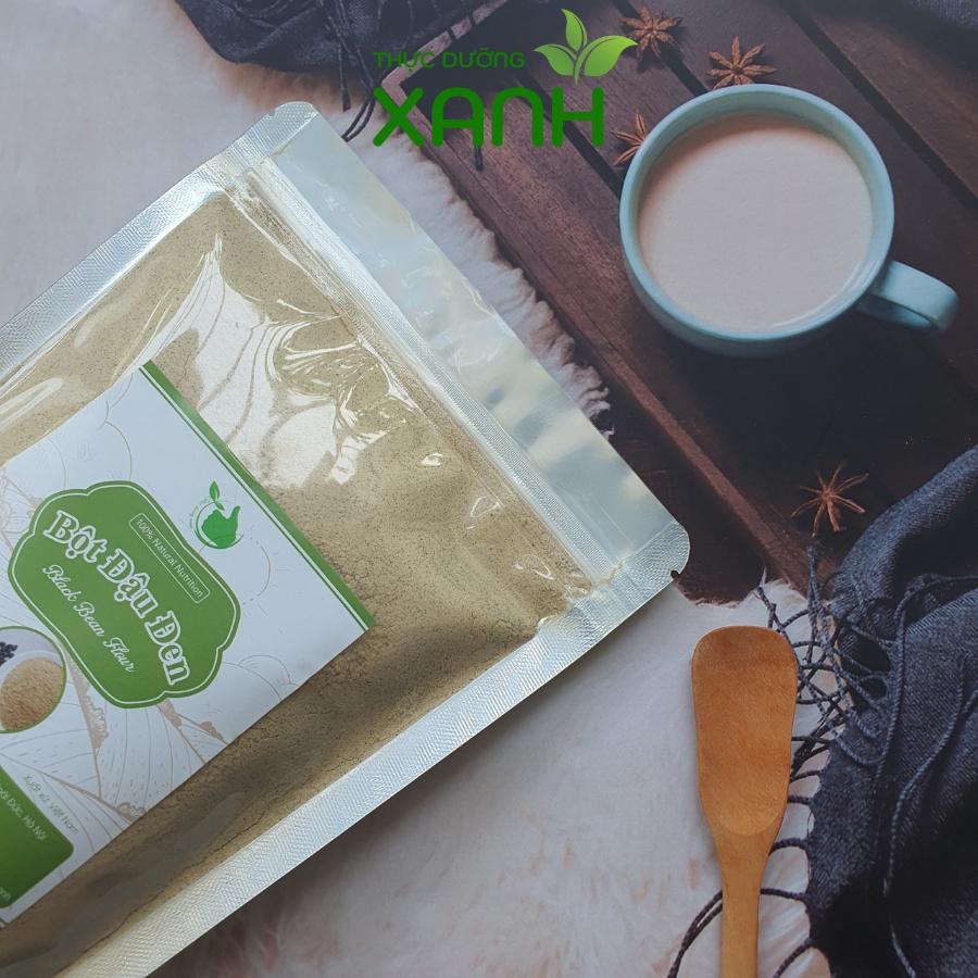 500Gr Bột Đậu Đen Xanh Lòng, Bột Đậu Đen Nguyên Chất Rang Tay - Thực Dưỡng Xanh