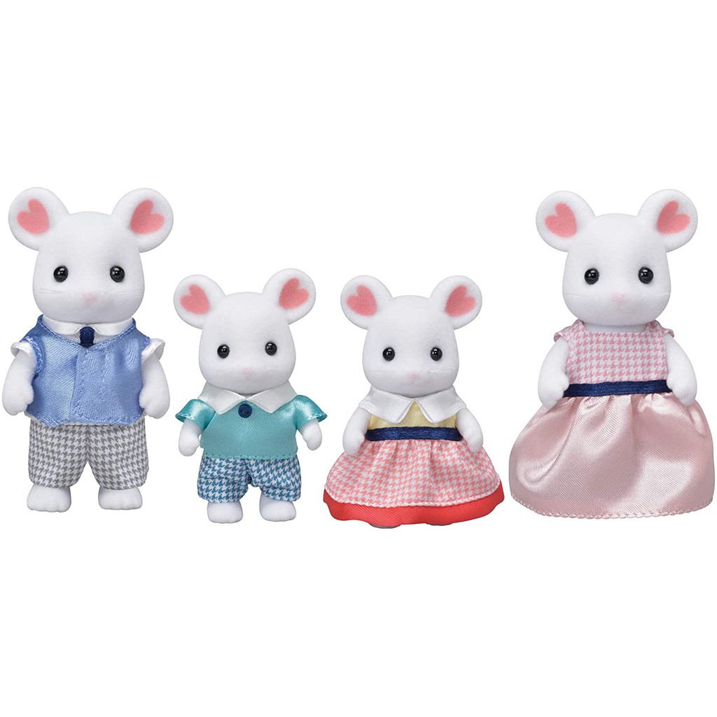 Đồ Chơi Sylvanian Families Gia Đình Chuột Marshmallow Mouse Family