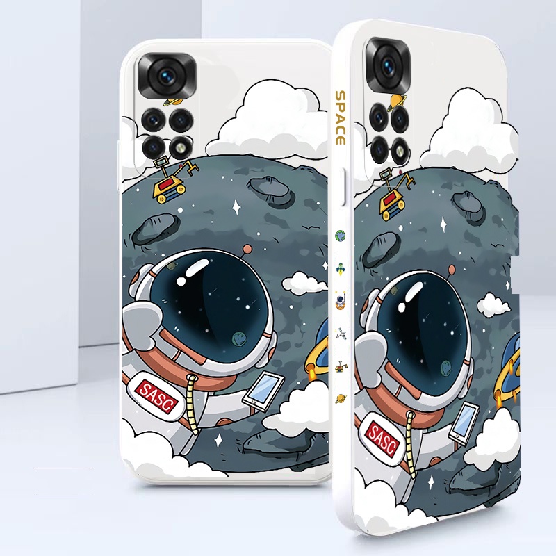 Ốp Điện Thoại Tpu Mềm Họa Tiết Phi Hành Gia Dành Cho Poco X5 Pro 5G M5 Xiaomi Mi 12 Lite 12T Redmi K60 12C