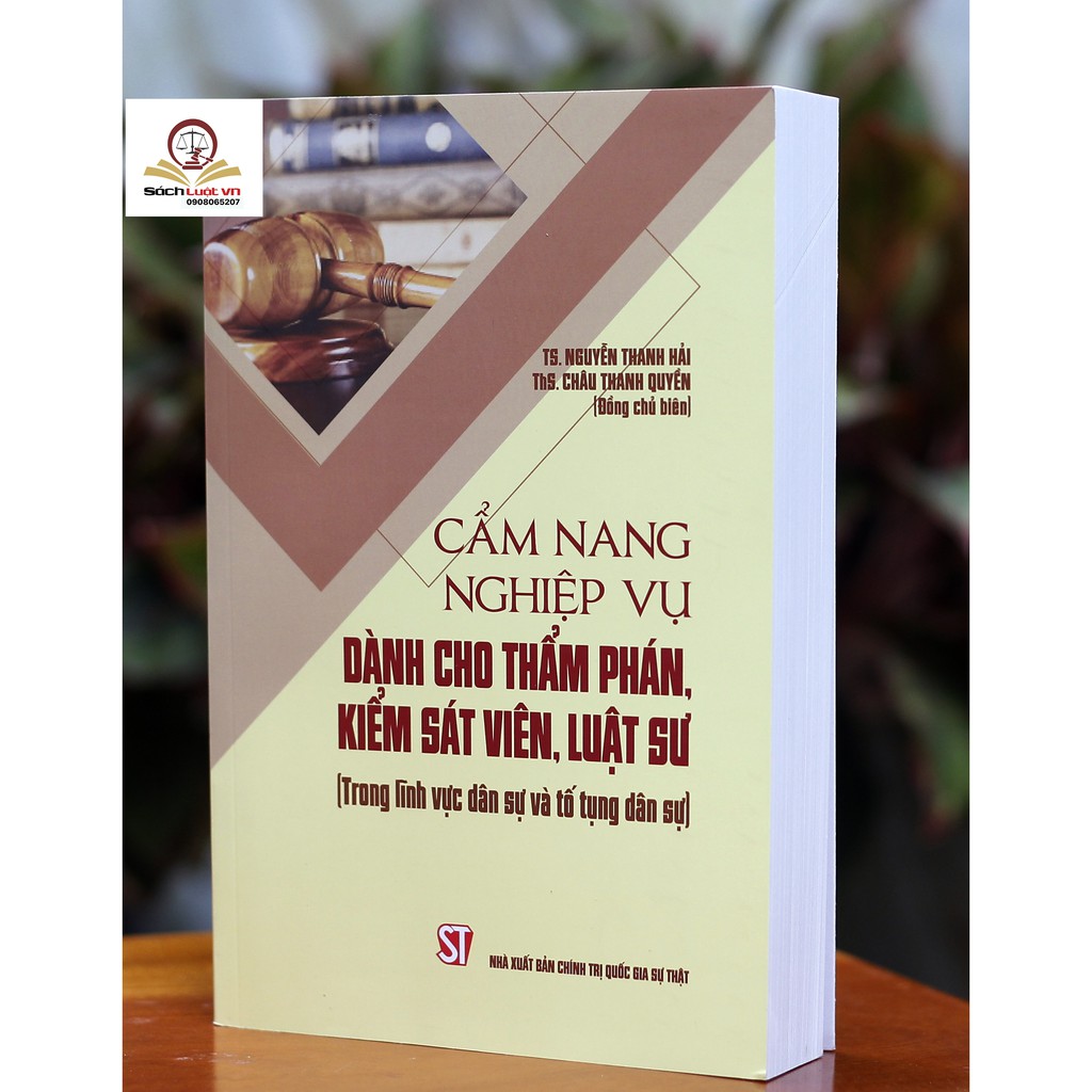 Sách - Cẩm nang nghiệp vụ dành cho thẩm phán, kiểm sát viên, luật sư (trong lĩnh vực dân sự và tố tụng dân sự) | WebRaoVat - webraovat.net.vn