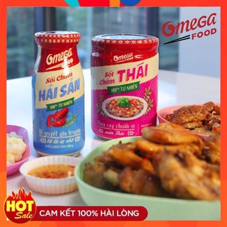 Combo 2 Chai Sốt Chấm Hải Sản 320g Và Sốt Chấm Thái Lan 650g_Omega food