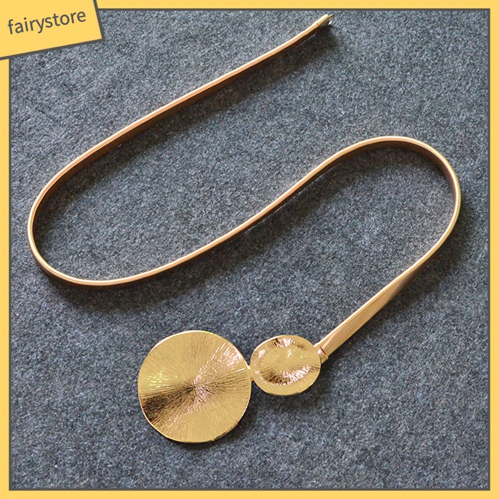 Thắt lưng nữ mặt tròn thiết kế thanh lịch