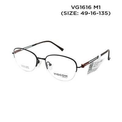 [Mã FASHIONMALLT4 giảm 15% tối đa 30K đơn 150k] Gọng kính Vigcom VG1616M chính hãng