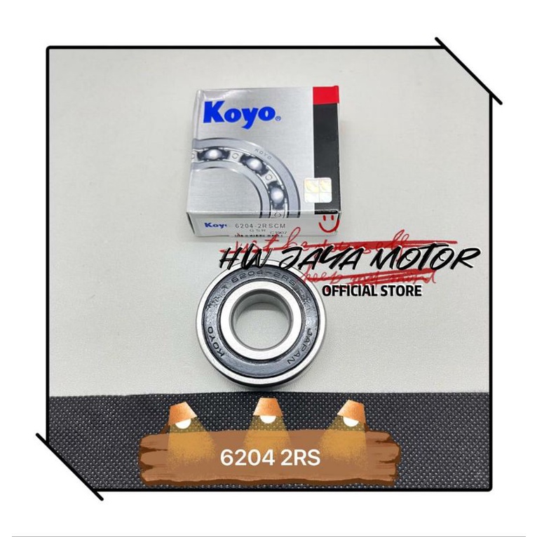 Vòng Bi 6204 2RS KOYO Nguyên Bản