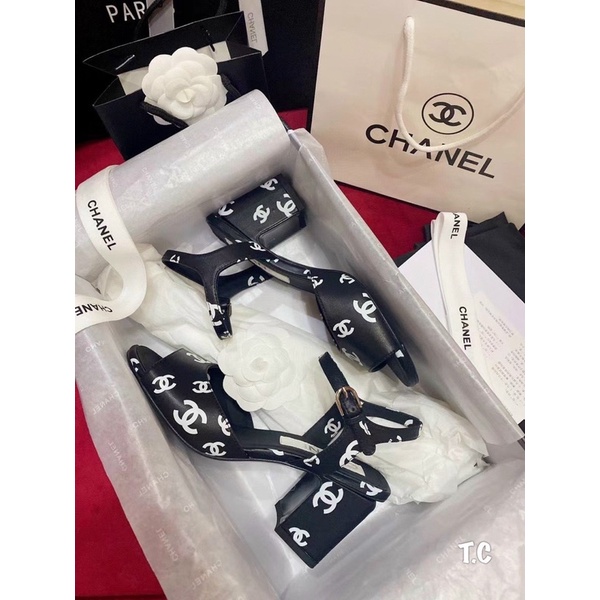 Sandal cao gót CN  chữ new fullbox
