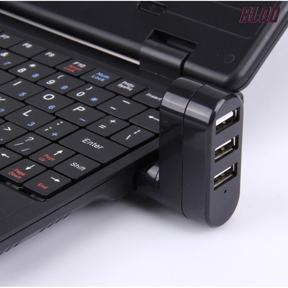 Đầu USB Xoay 180 Độ Chia 3 Cổng USB 2.0 Portable HUB MARRYSTORE