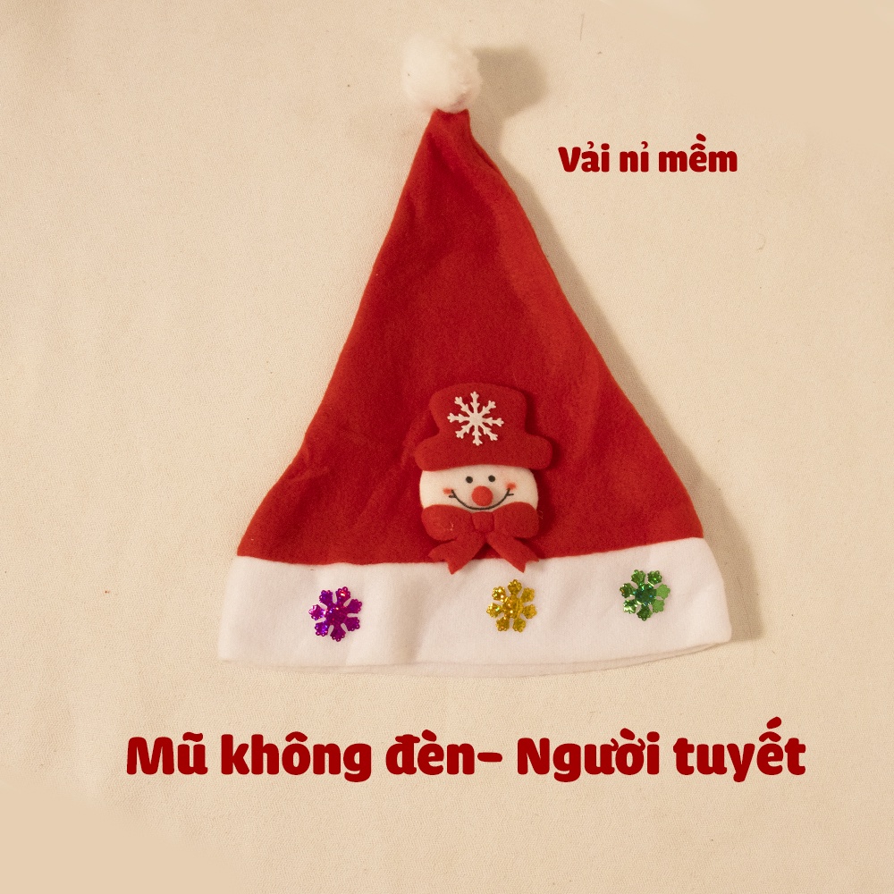 Phụ kiện hóa trang - phụ kiện giáng sinh cho bé - mũ noel cho bé - kính cho bé -bờm cho bé - pop it