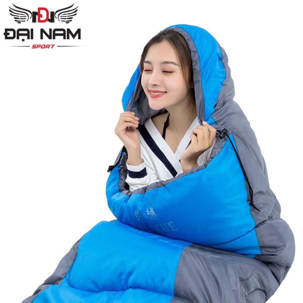 Túi Ngủ Văn Phòng Mùa Đông Dày Dặn Nặng 1.6kg (Có Thể Ghép Làm Túi Ngủ Đôi) Đại Nam Sport