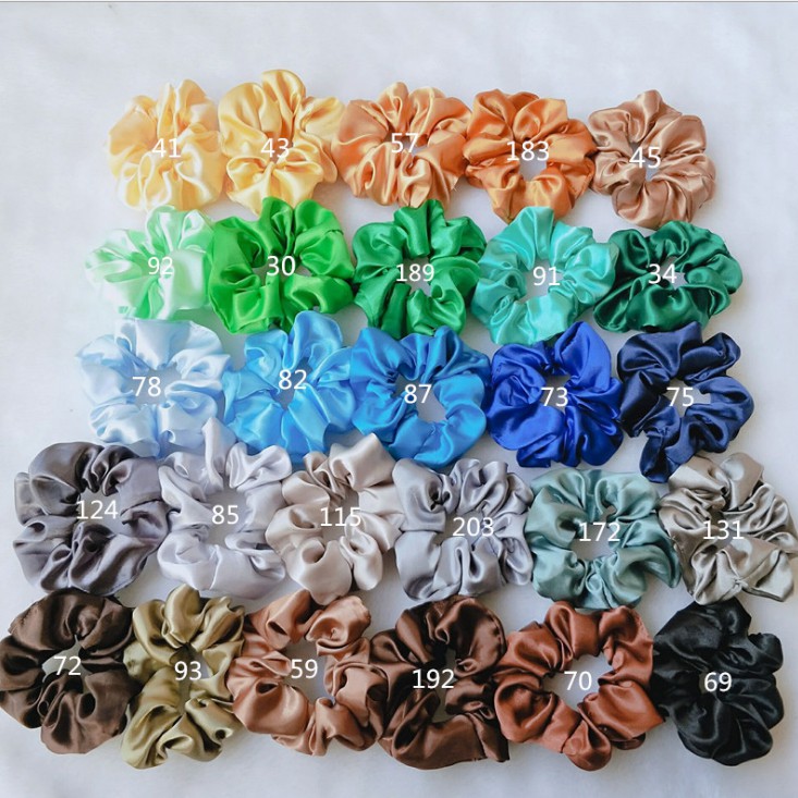 Dây buộc tóc Scrunchies Satin sang mịn Song An Eco HD48