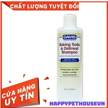 Sữa tắm khử mùi hiệu quả cho thú cưng chó mèo Davis Baking Soda 355ml