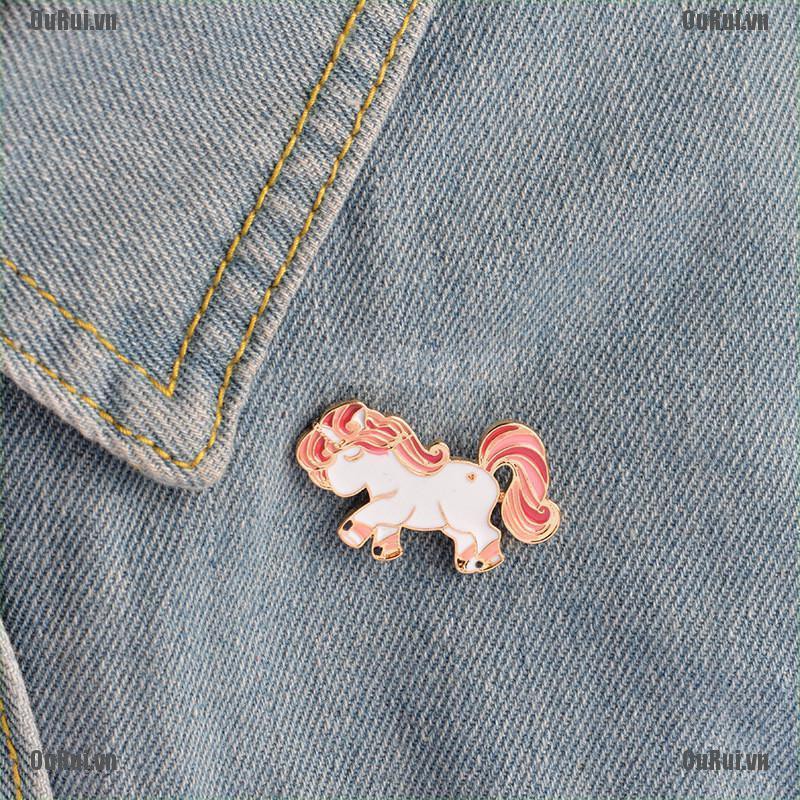Ghim Cài Áo Hình Ngựa Một Sừng Dễ Thương