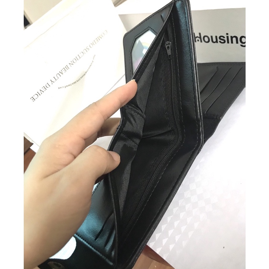 Ví nam dáng ngang cúc bấm