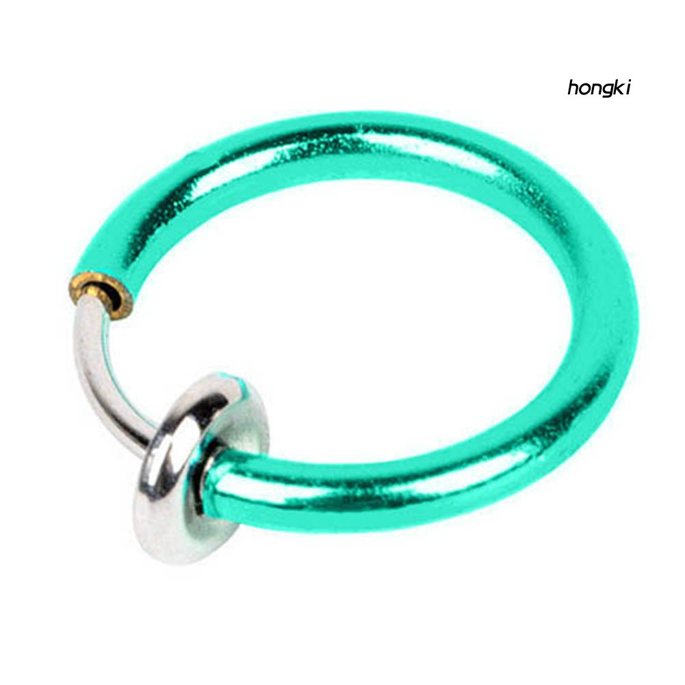 (Hàng Mới Về) Set 2 Khuyên Mũi Dạng Kẹp Thời Trang Cho Nam Và Nữ