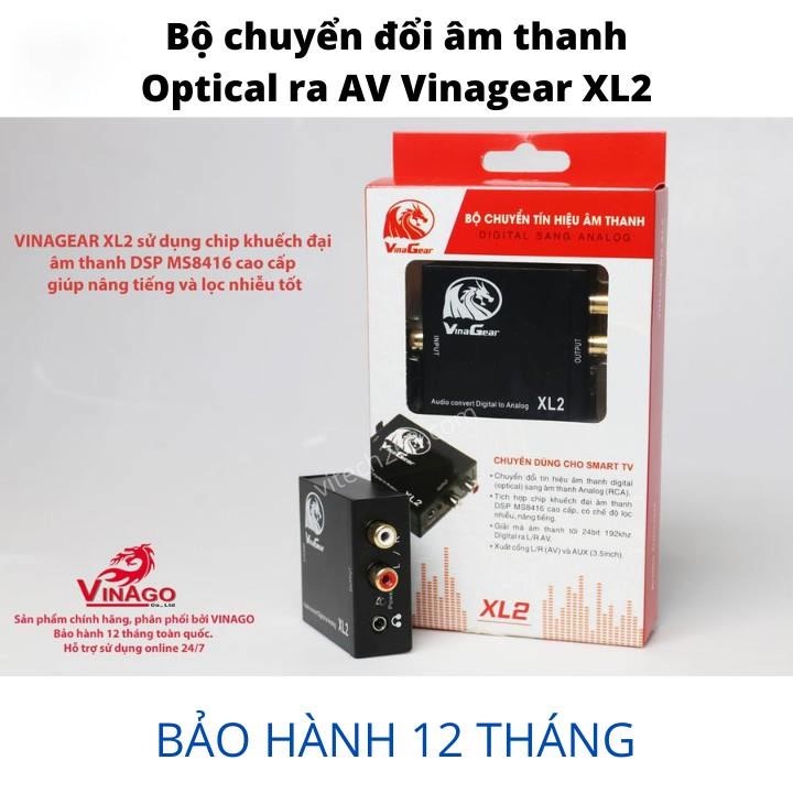 Bộ Chuyển  Quang XL2  Optical Sang Audio AV ra Amply + Cáp optical - Bộ chuyển đổi tín hiệu quang có cổng 3.5