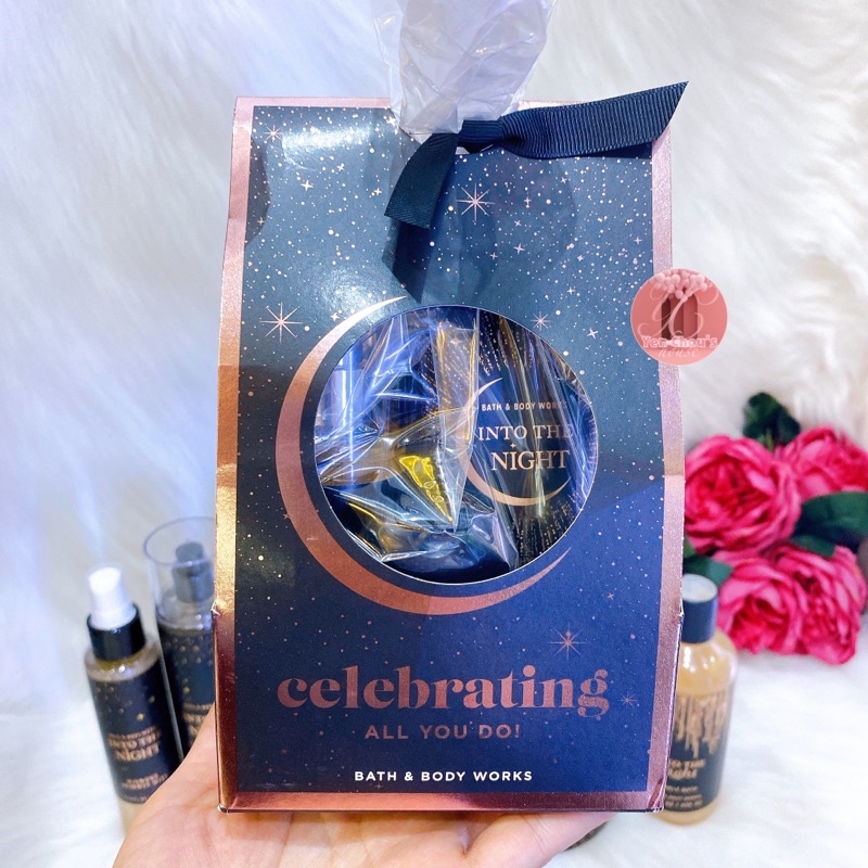 Set quà tặng mini Bath & Body Works - Into The Night