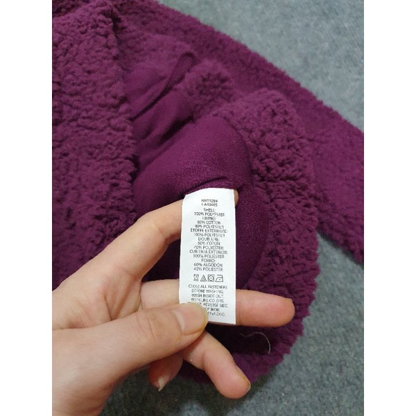 Áo khoác lông cừu bé gái xuất xịn full tag