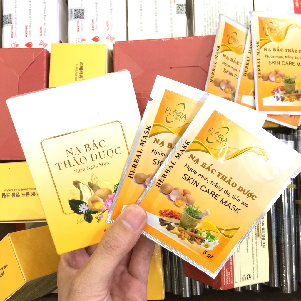 Mặt Nạ Flora Thảo Dược 60g (12 gói)