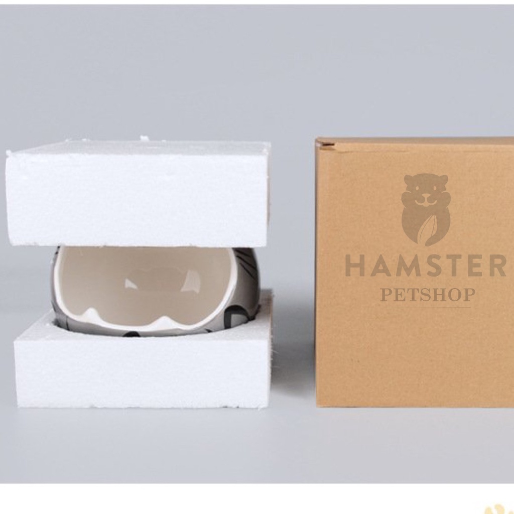 Nhà Ngủ Sứ Mèo Size Lớn Cho Hamster, Sóc