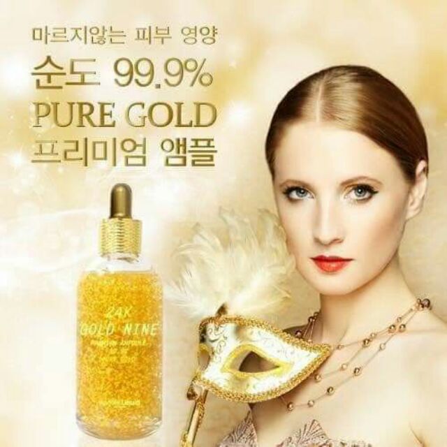 Serum 24k Gold Nine Premium Ampoule 100ml – Hàn Quốc