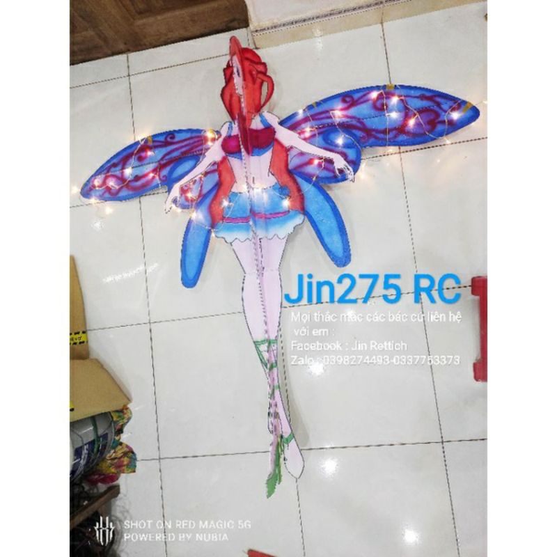 Bộ vỏ Kit Tiên nữ WinX Bloom sải 1mét -1mét50cm