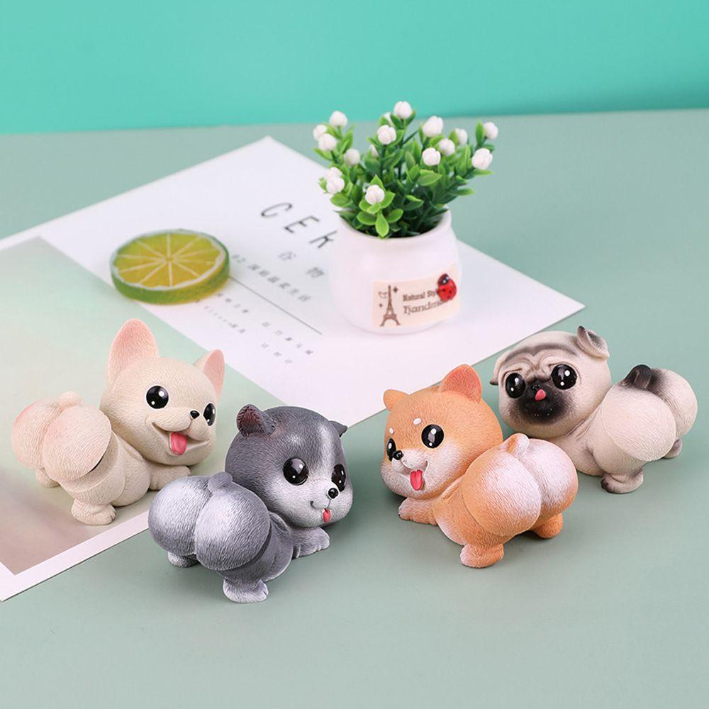 Mô Hình Chú Chó Hoạt Hình Lắc Lư Dễ Thương Trang Trí Nội Thất Xe Hơi