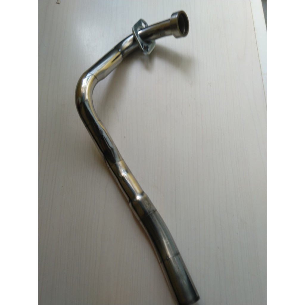 cổ bô xe máy ex 135 bảy khúc inoc yamaha