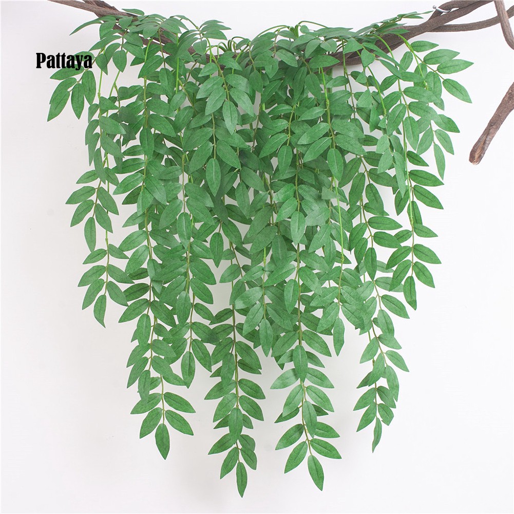 1 Chùm Lá Nho Nhân Tạo Treo Tường Trang Trí