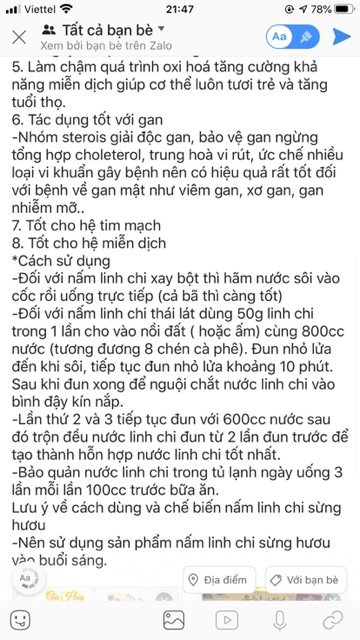 Nấm Linh Chi cao cấp Hàn Quốc túi lá cờ 1kg