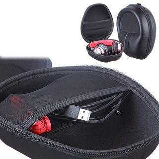 AUGUSTINE Black Headphone Case Headset Box Storage Bag Hard Box Hard Shell Case Carrying Case Earphone Hard Case Earphone Case Full Protection Shockproof Headphone Pouch/Multicolor
