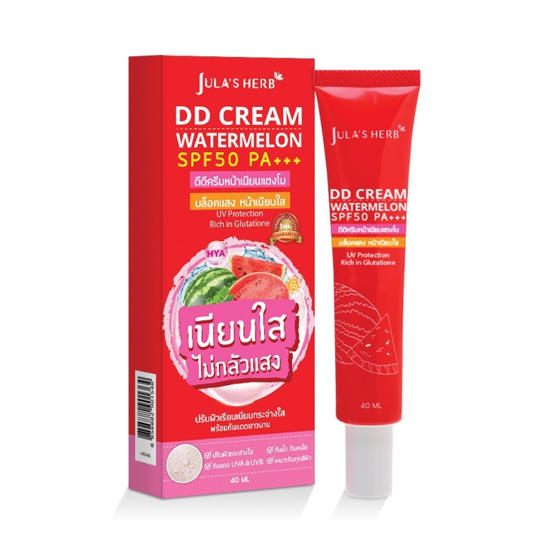 Kem chống nắng da mặt dưa hấu Jula’s Herb DD Cream Watermelon SPF 50 PA+++