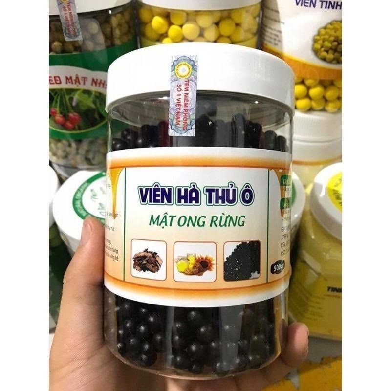 HỘP 500g Hà thủ ô mật ong rừng hỗ trợ trị tóc bạc sớm, kéo dài tuổi thọ, tăng sinh lý nam