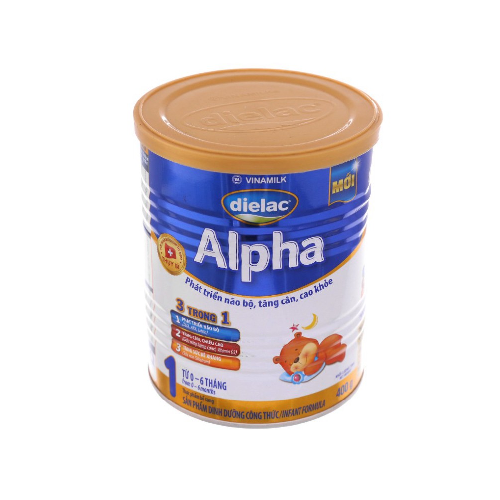 Sữa bột Vinamilk Dielac alpha Step 1 400g