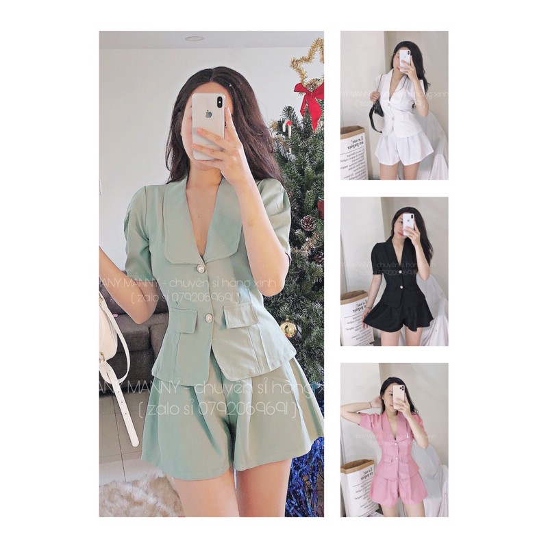 SET VEST QUẦN VÁY XOÈ
