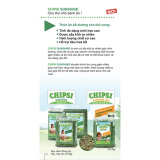 cỏ khô timothy  compact  chipsi 1kg