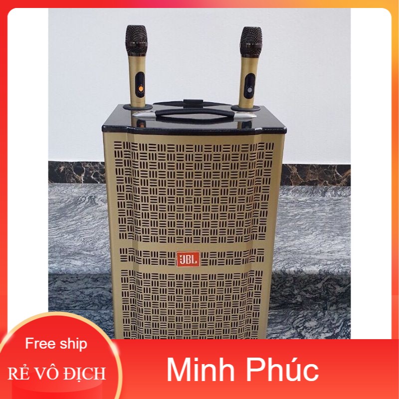 Loa kéo JBL 1508 - Tặng kèm 2 Micro ko dây , hình ảnh thực tế