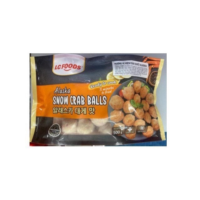 VIÊN CUA TUYẾT ALASKA 500G