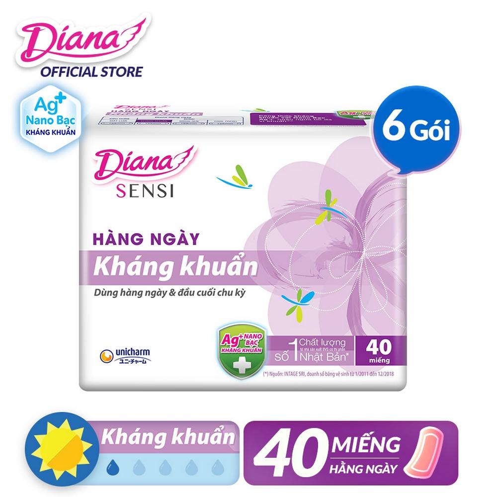 [BVS] Băng vệ sinh Sensi Hàng ngày Kháng khuẩn 8/20/40 miếng