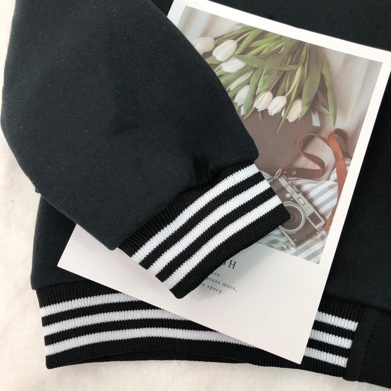 [Mã WASTMAY giảm 15% tối đa 30K đơn 150K] Áo khoác form rộng tay dài BOMBER FACE ulzzang (ẢNH THẬT) | BigBuy360 - bigbuy360.vn