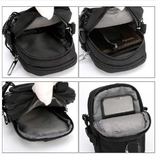 Small Diagonal Nylon Bag