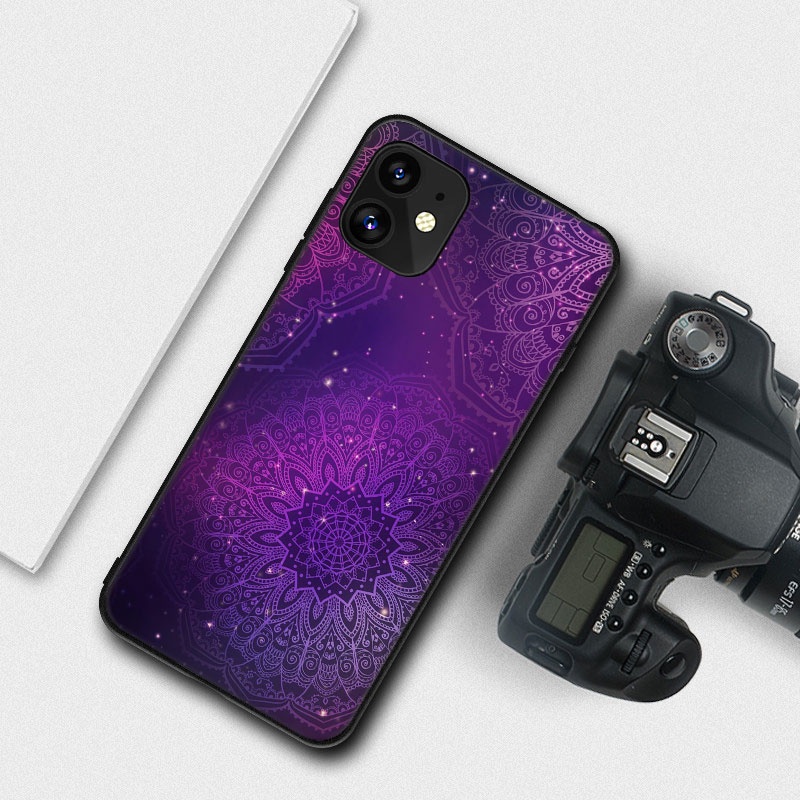 Ốp Điện Thoại Tpu Màu Tím Cho iPhone 11 XR XS 5 5S 6 6S 7 / 8 / SE 2020 Plus