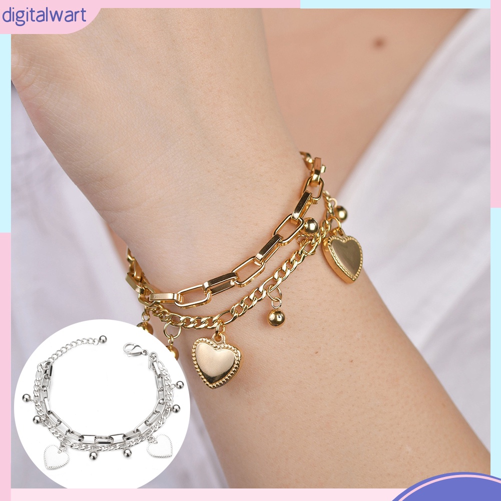 Vòng đeo tay chuỗi hạt nhiều lớp phong cách boho thời trang cho nữ