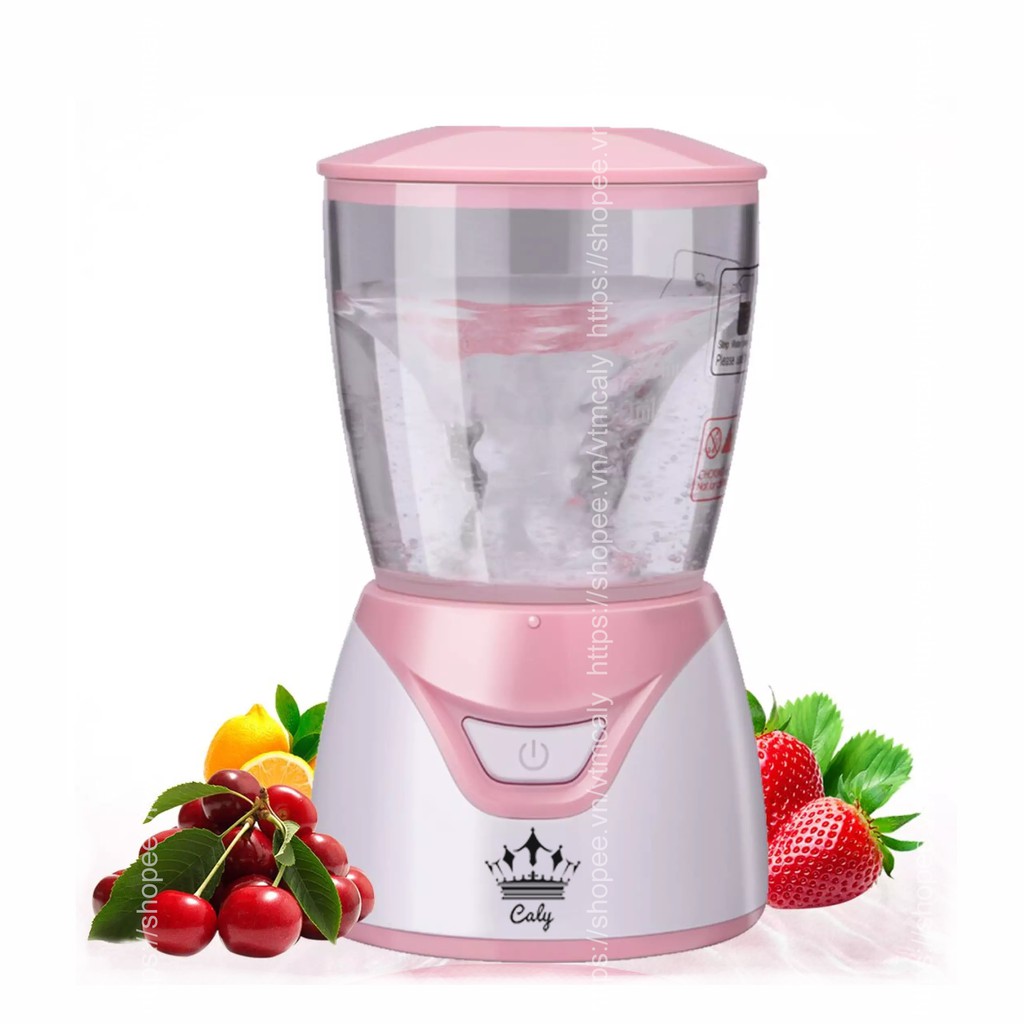 máy làm mặt nạ trái cây rau củ tự dộng tặng kèm 2 vỉ collagen giúp dưỡng da, bảo hành 1 đổi 1