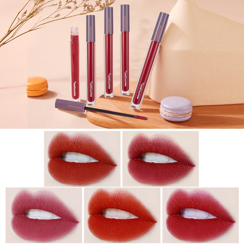 [Hàng mới về] Son môi LOVE CAUTION chất nhung lì mềm mịn lâu trôi