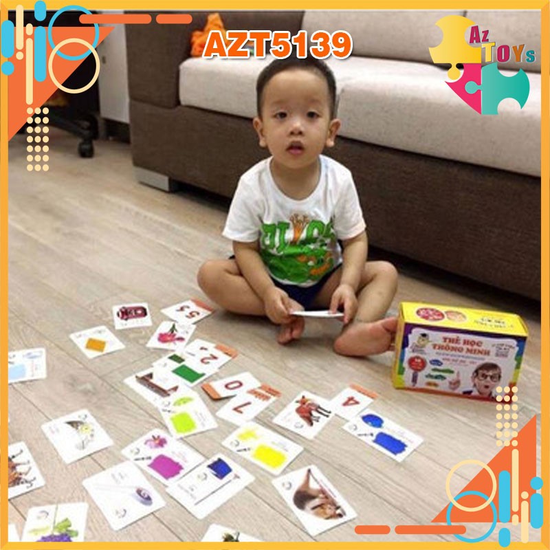 [XẢ KHO + NowShip] Bộ Thẻ Học Thông Minh Montessori Song Ngữ Glenn Doman Flashcard - AZT5139