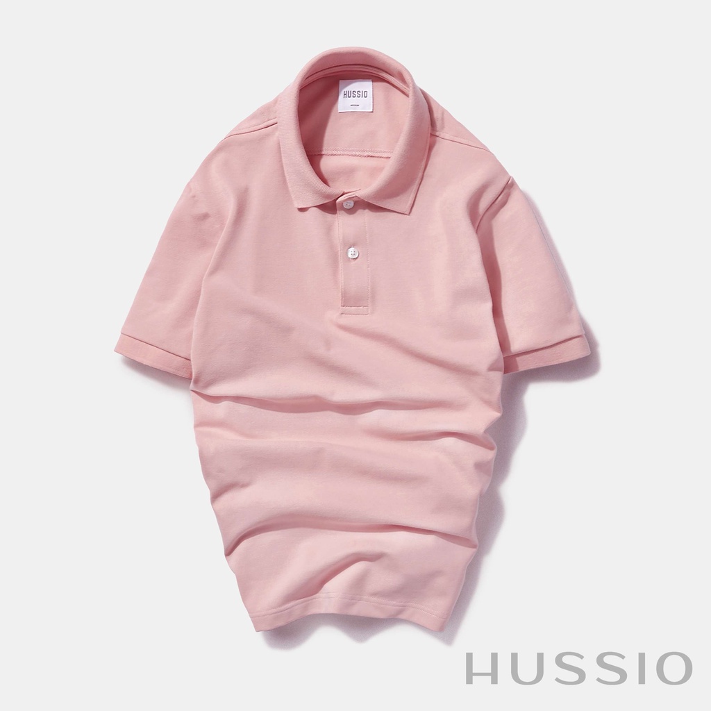 Áo thun polo nam trơn CLASSIC vải cá sấu cotton siêu xịn, chuẩn form - HUSSIO