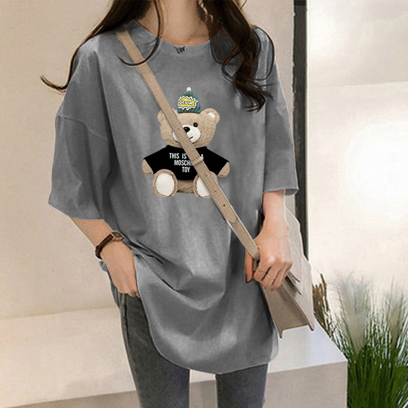 NRVP Áo thun tay ngắn dáng rộng thời trang phong cách cho nữ