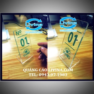 Biển số bàn