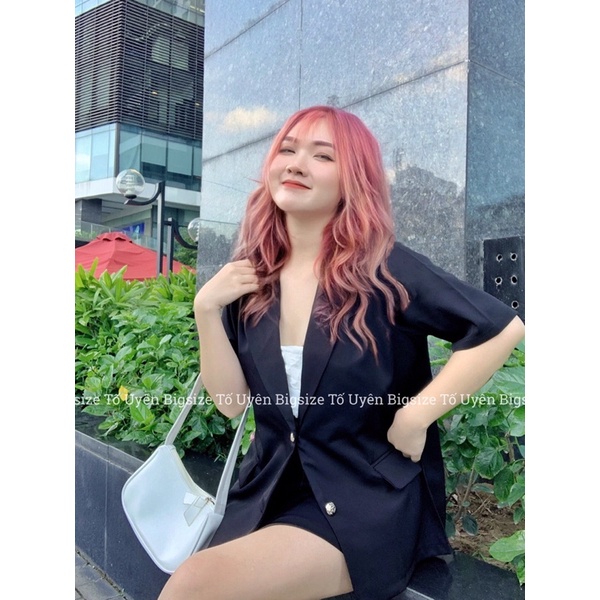 Set Blazer Cộc Tay 2 Khuy Đồng Kèm Chân Váy A loại 1 #98